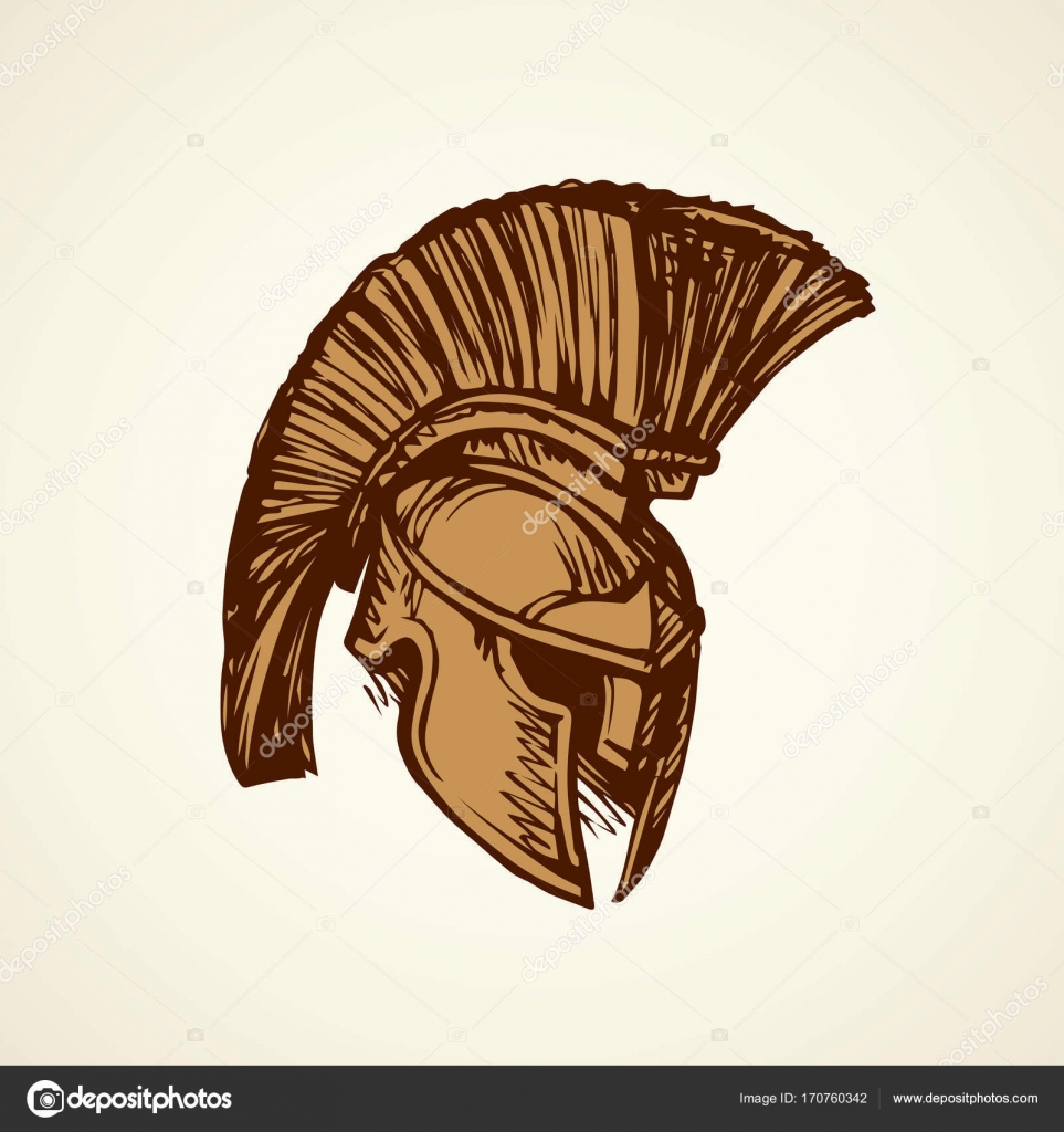 Spartan Helmet Drawing at GetDrawings.com | Free for personal use