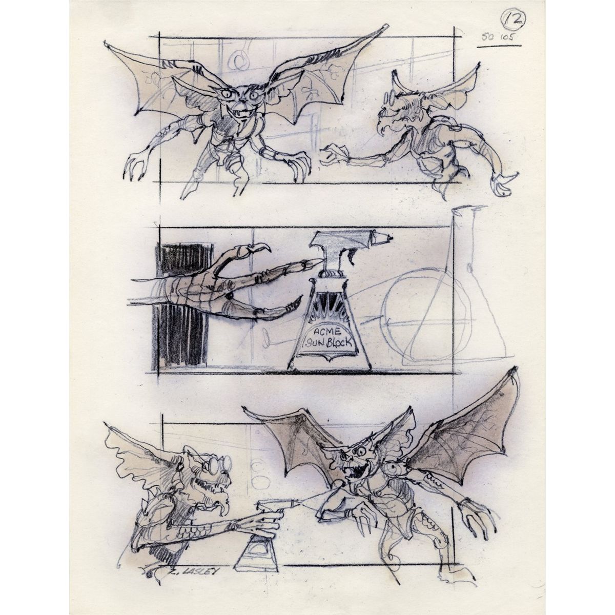 1200x1200 Portfolio Of Special Effects Storyboards By Richard Lasley