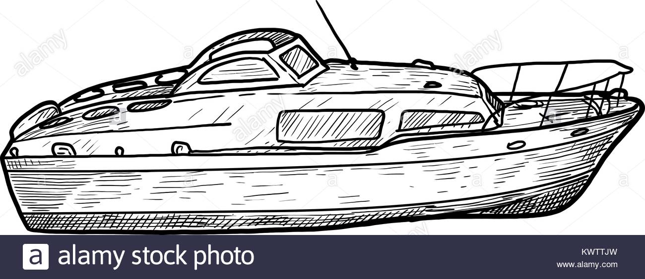 1300x564 Speedboat Stock Vector Images