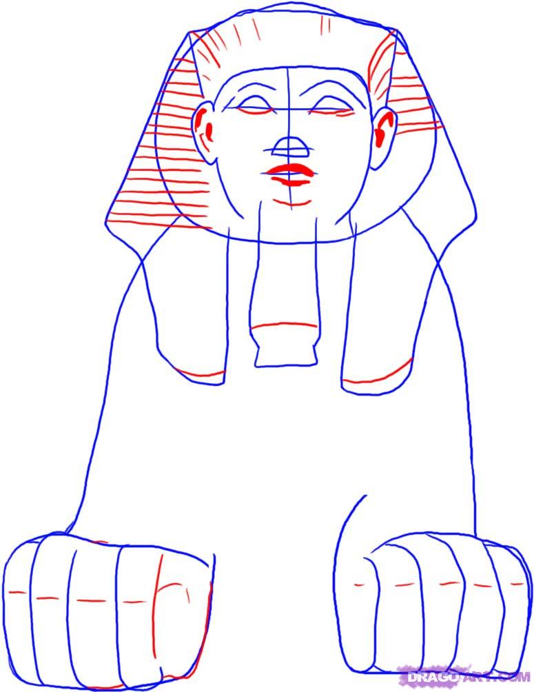 775x1004 How To Draw An Egyptian Sphinx Step 3 1 000000002890 5.jpg