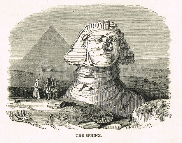 624x492 Great Sphinx Of Giza Amp Pyramid, Egypt