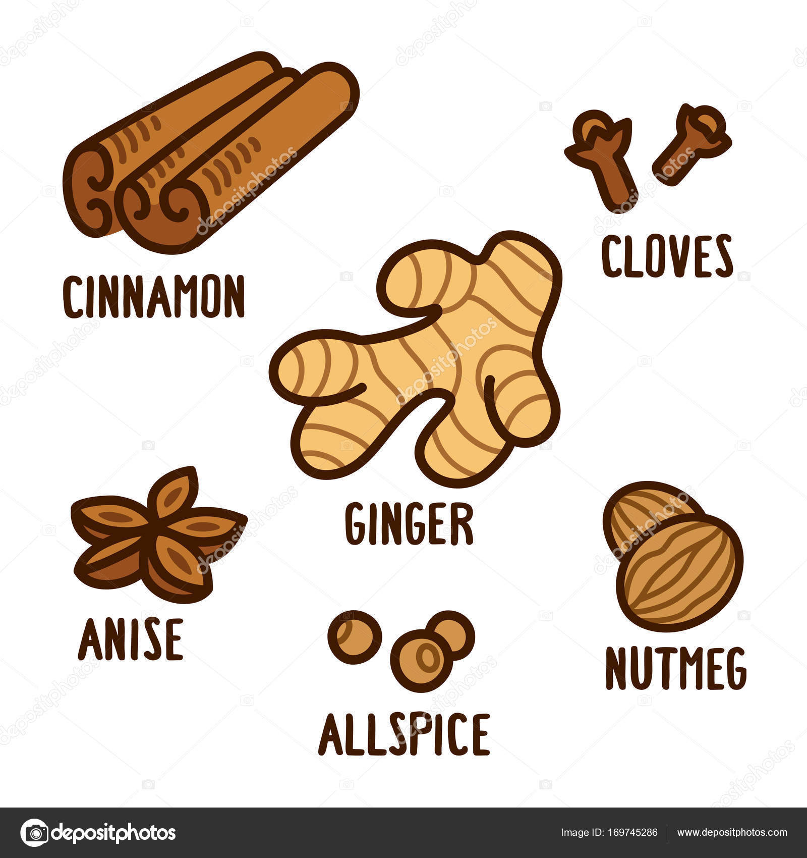 1600x1700 Cartoon Spices Drawings Stock Vector Sudowoodo