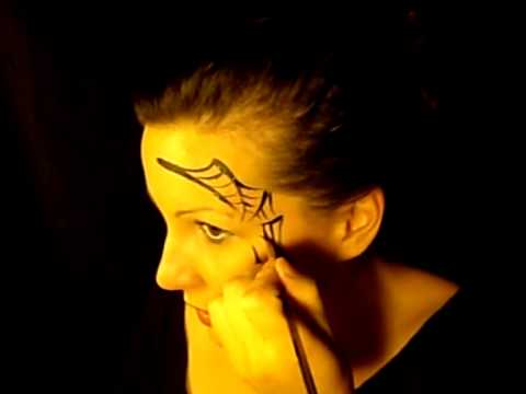 480x360 Quick Spiderweb Design Face Painting Tips By Bexstar