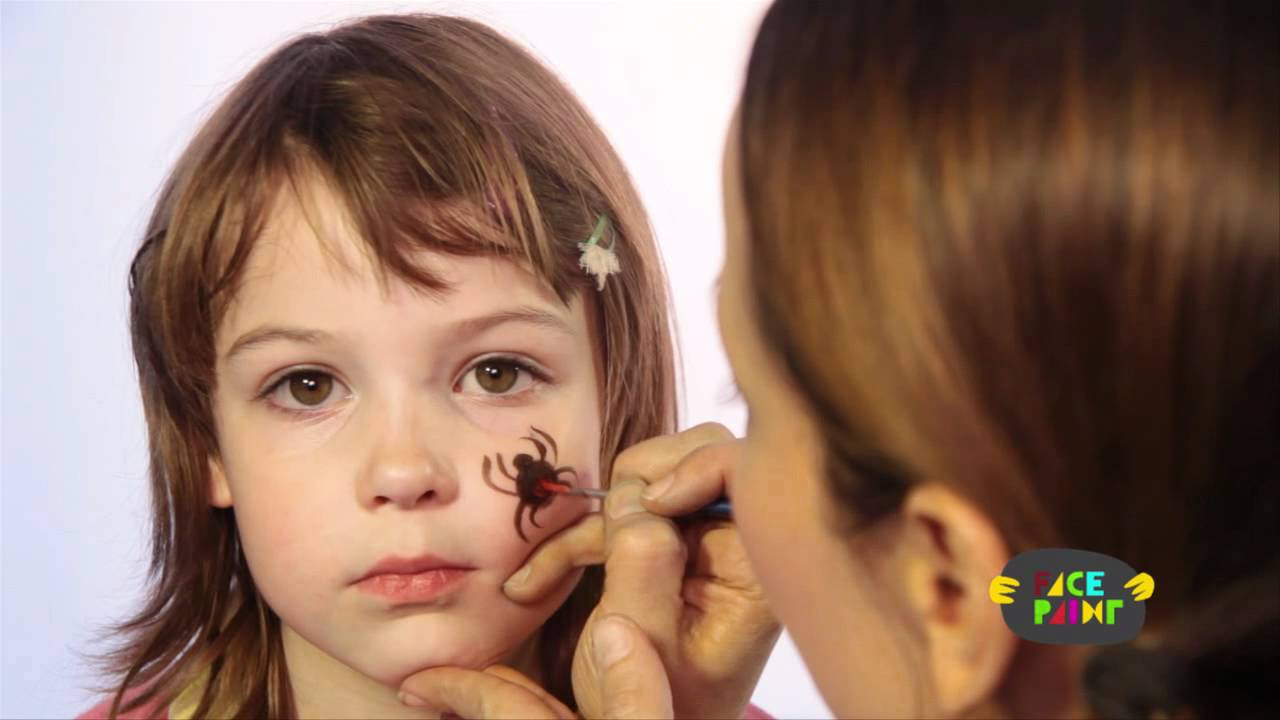 1280x720 Spider Face Painting Tutorial