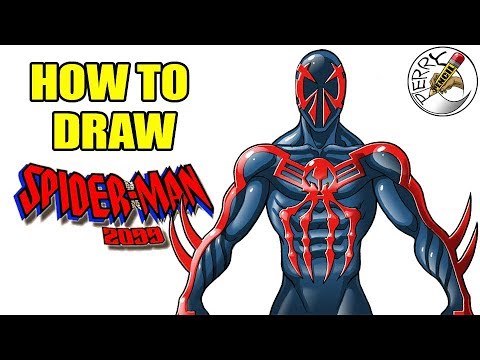 480x360 How To Draw Spiderman 2099 Step By Step Easy Narrated Drawing