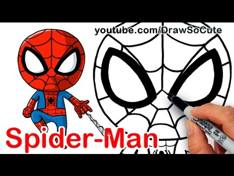 480x360 How To Draw Spider Man Easy Marvel