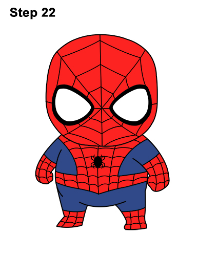 386x500 How To Draw Spider Man (Mini)