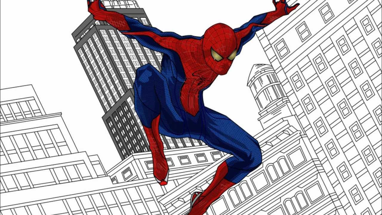 1280x720 The Amazing Spider Man Drawing
