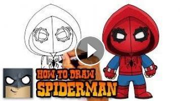 355x200 How To Draw Spiderman Homecoming Drawing Tutorial