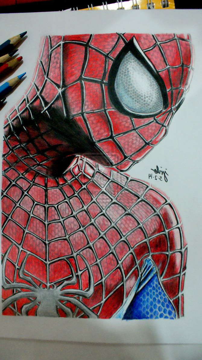 Spider Man Pencil Drawing at GetDrawings Free download
