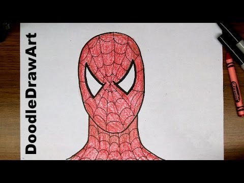 480x360 Drawing How To Draw Spider Man Step By Step