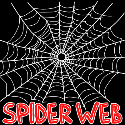 400x400 How To Draw Spider Webs With Easy Step By Step Drawing Tutorial