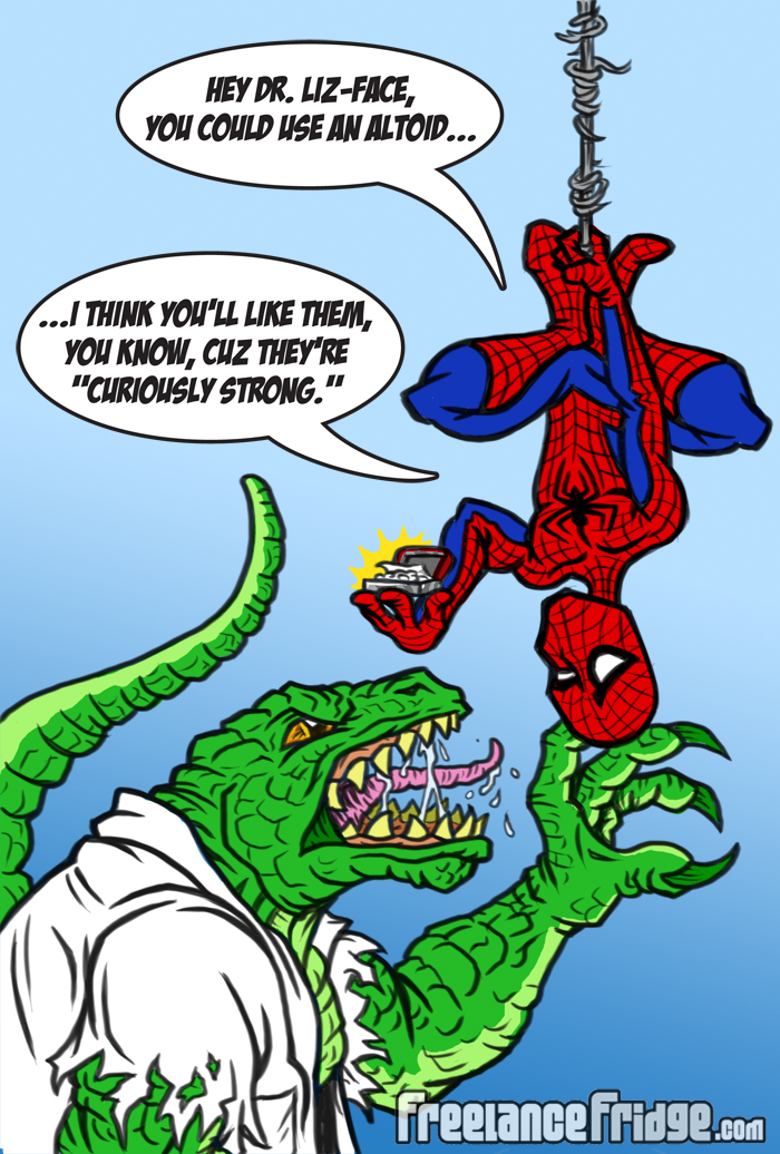 700x1036 Spiderman Cartoon Freelance Fridge Illustration Amp Character Design