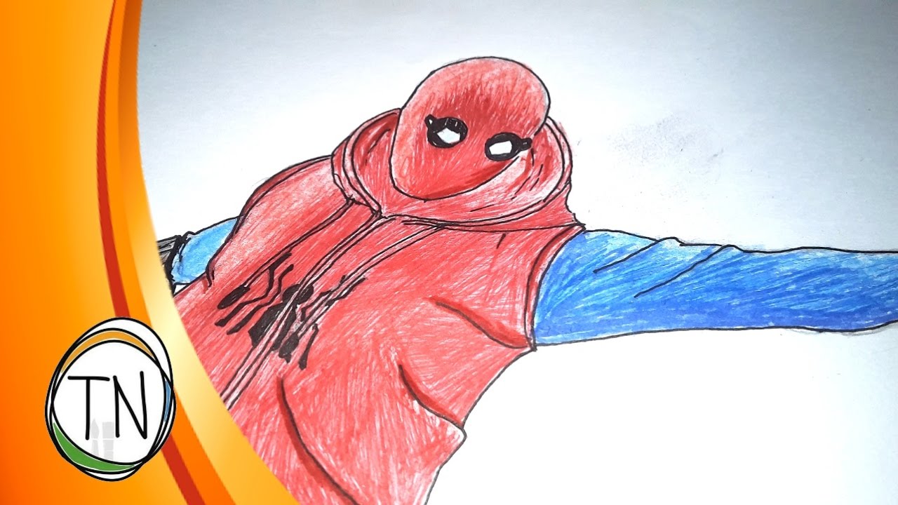 1280x720 Spider Man Homecoming Old School Costume Drawing