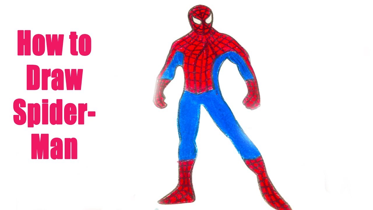 Spiderman Drawing For Kids at GetDrawings | Free download