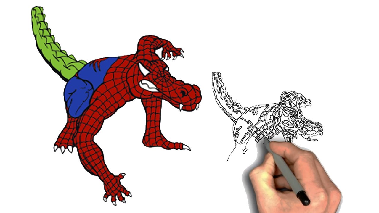 1280x720 Amazing Spiderman Drawing For Kids How To Drawings