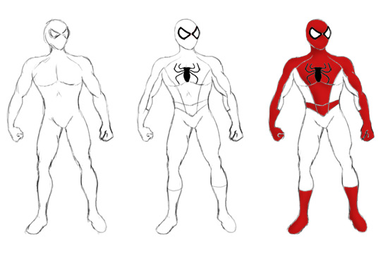 540x360 Pencil Sketch Drawingsketchdoodle Spiderman