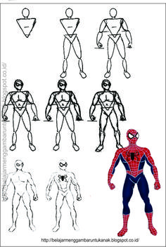 236x352 Drawing Spiderman Step By Step Art Spiderman