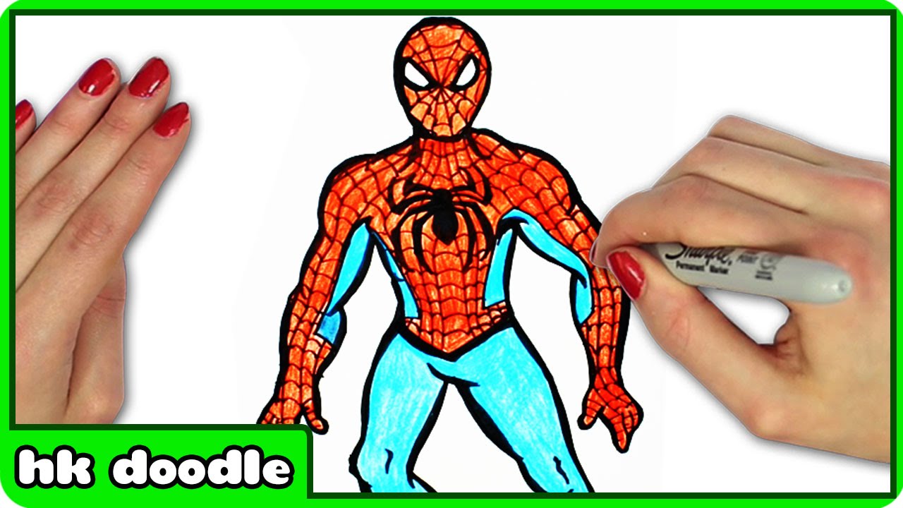 1280x720 How To Draw Spiderman