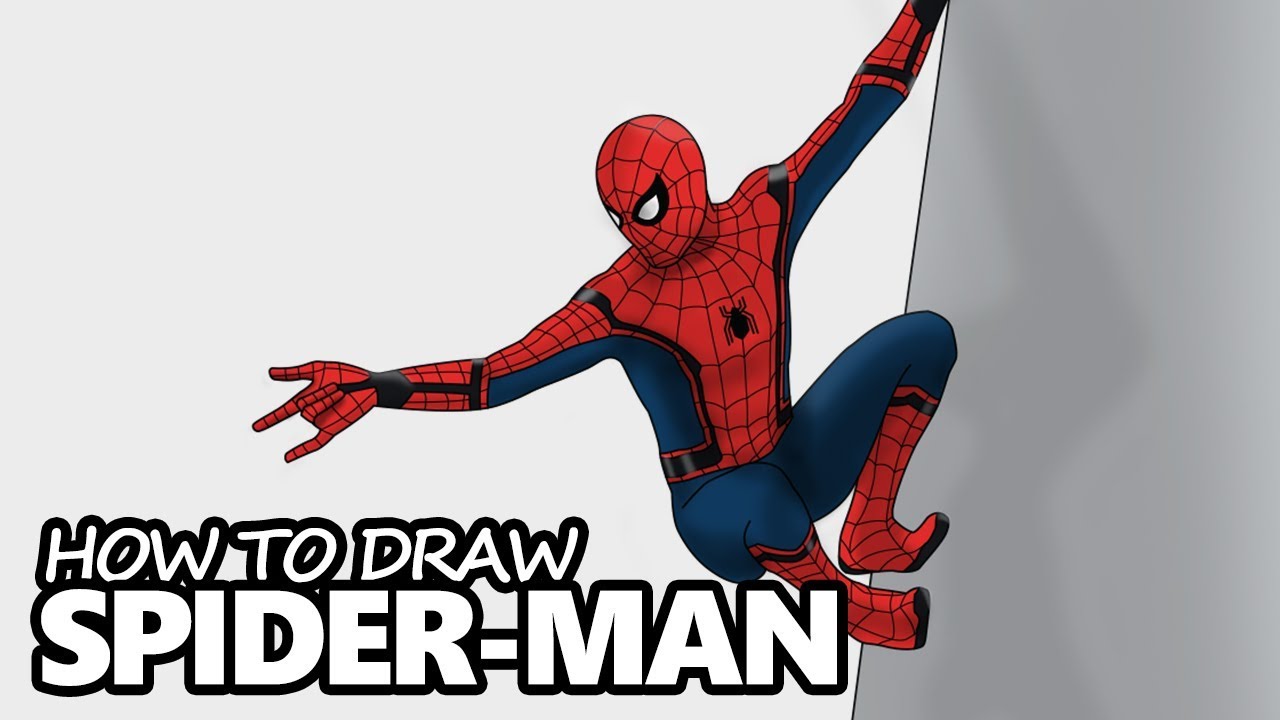 1280x720 How To Draw Spider Man (Spider Man Homecoming)