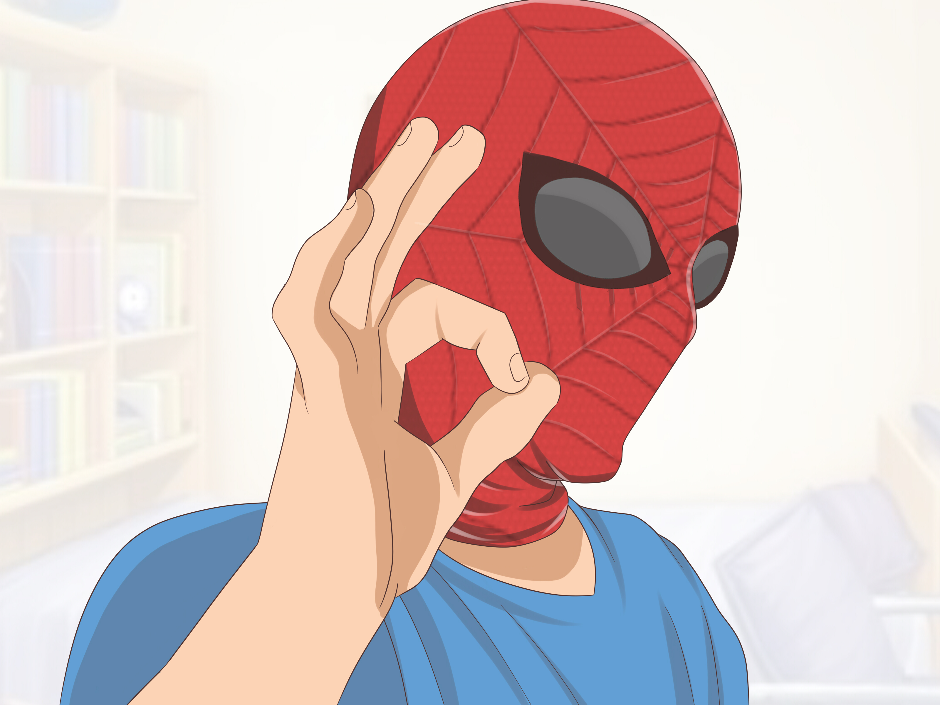 3200x2400 How To Make A Spider Man Mask 14 Steps (With Pictures)