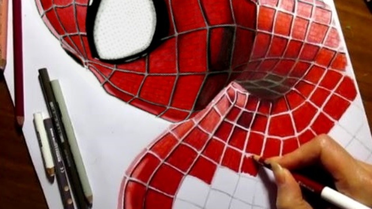 1280x720 Speed Drawing Of The Amazing Spider Man How To Draw Time Lapse Art