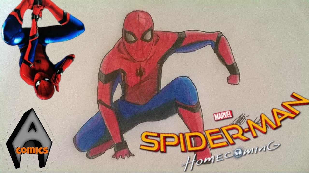1280x720 Drawing Spider