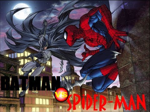 480x360 How To Draw Batman Vs Spider Man (Ms Paint Style)