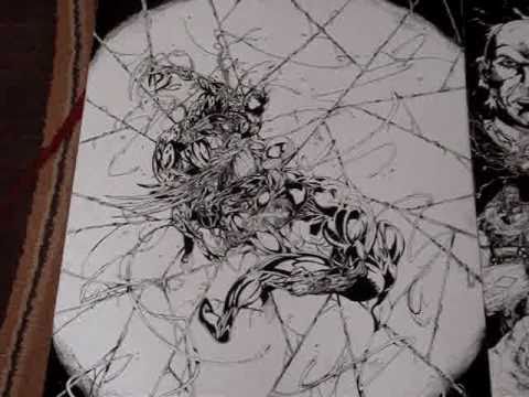 480x360 Spiderman Vs Venom Amp Carnage Jim Lee Inspired Batman