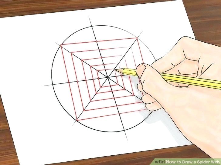 728x546 How To Draw A Spider Web Spiderweb Draw Spider Web
