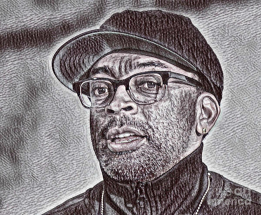 900x744 Spike Lee Portrait Drawing Drawing By Pd