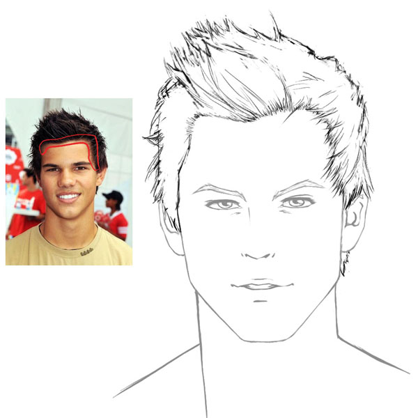 600x600 How To Draw Hair Male Sharenoesis