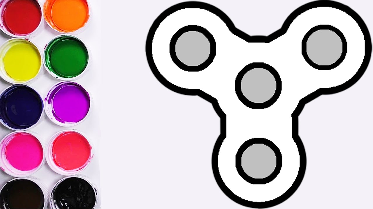 1280x720 How To Draw A Fidget Spinner