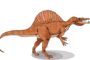 300x200 How To Draw A Spinosaurus