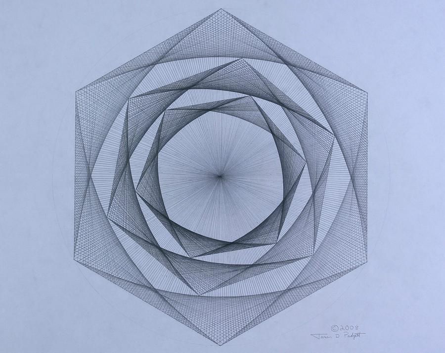 900x714 Energy Spiral Drawing By Jason Padgett