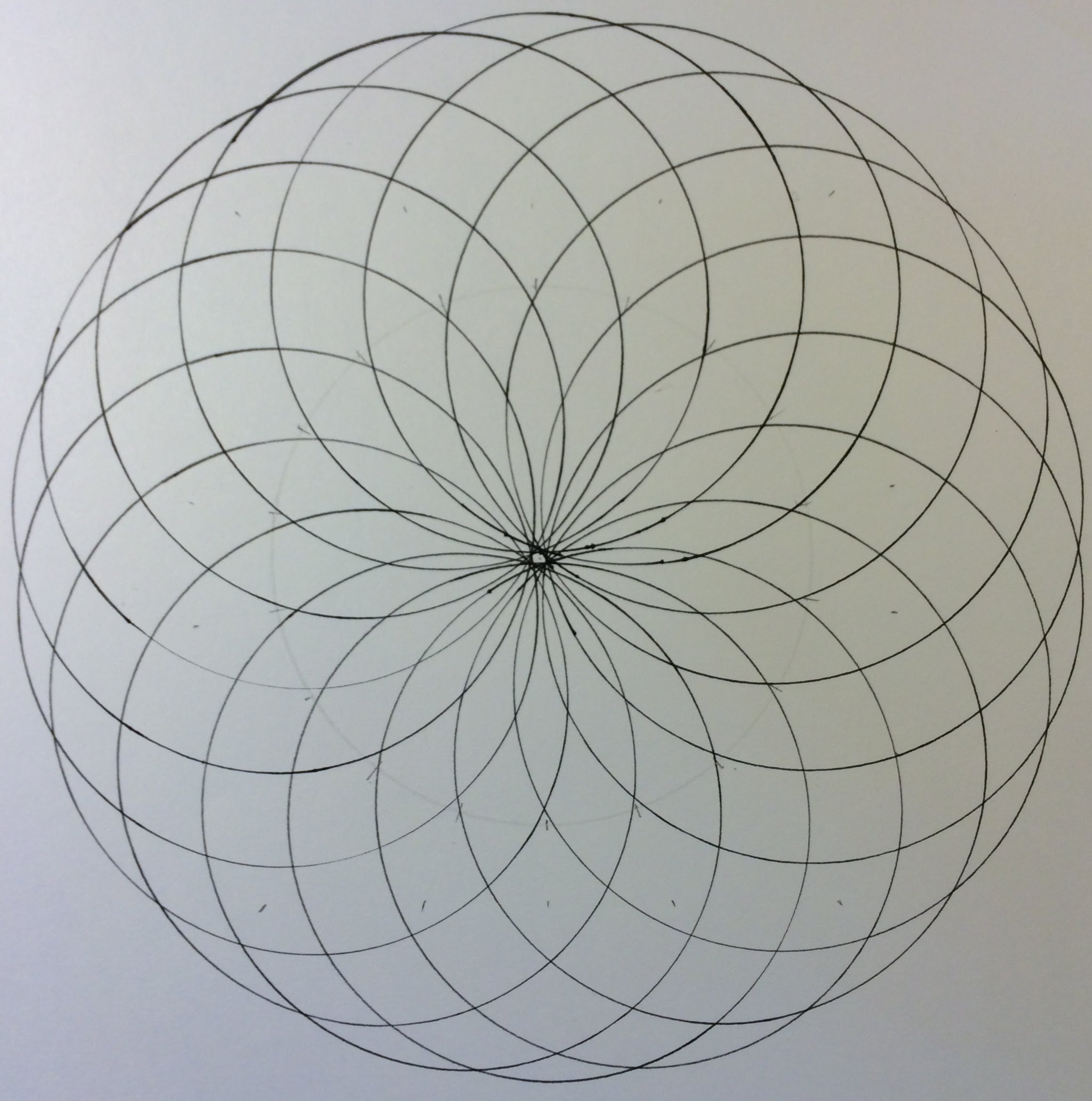 2319x2338 How To Draw A Spiralcircle Grid
