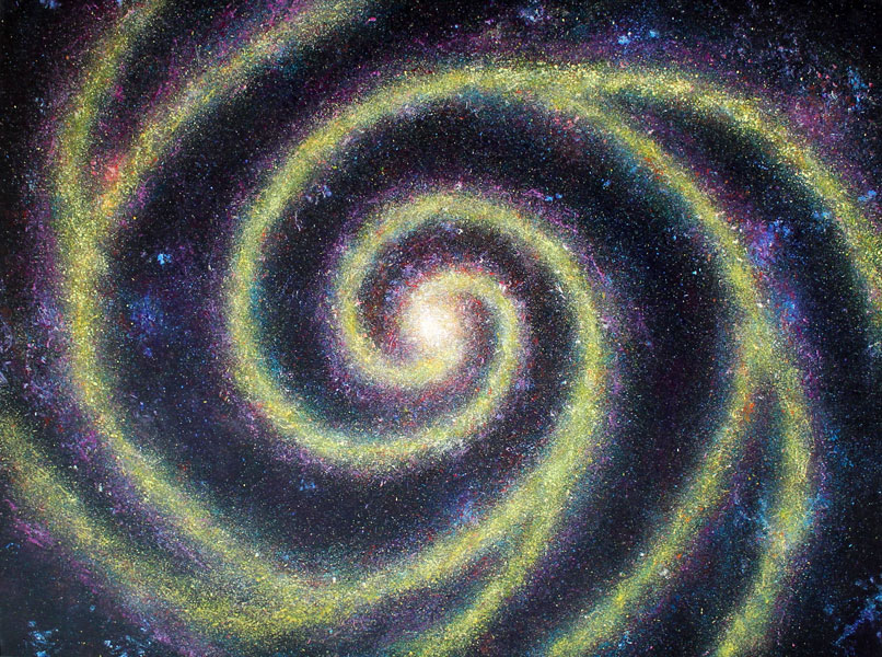 Spiral Galaxy Drawing : Galaxies can contain as few as 10 million stars ...