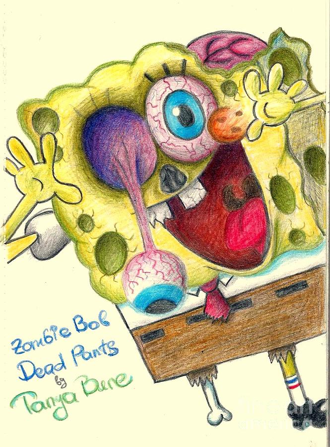 665x900 Spongebob Drawing By Tanya Bure