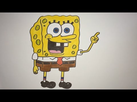 480x360 How To Draw Spongebob Squarepants Step By Step