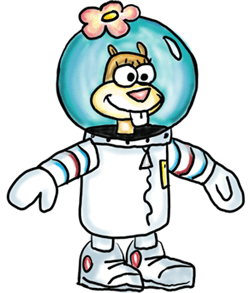 250x293 Step By Step Lesson How To Draw Sandy Cheeks From Spongebob