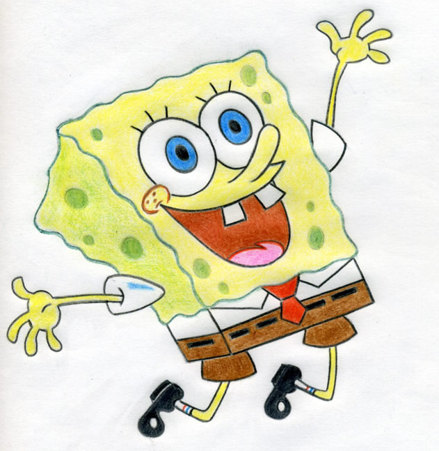631x647 Let's Draw Spongebob