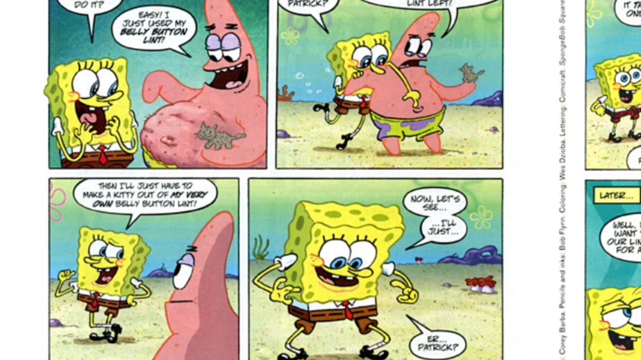 1280x720 How To Draw A Spongebob Squarepants Comic Step By Step Tutorial