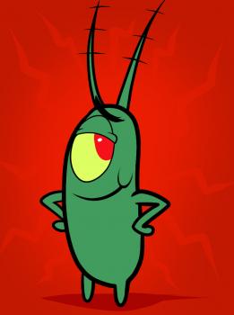 261x350 How To Draw How To Draw Plankton From Spongebob Squarepants