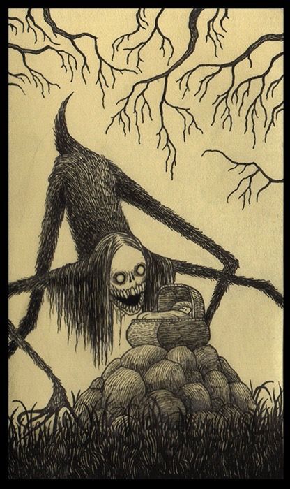 416x700 Pictures Scary Art Drawings,