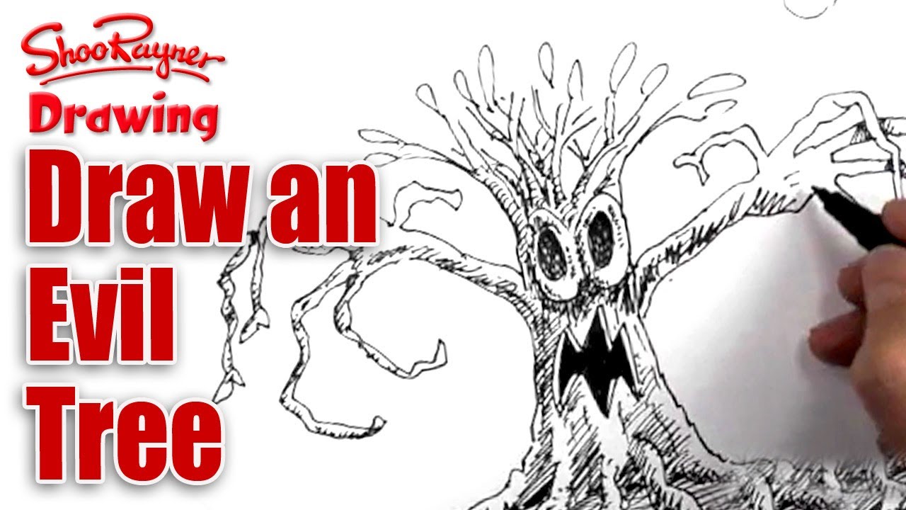 1280x720 How To Draw An Evil Tree
