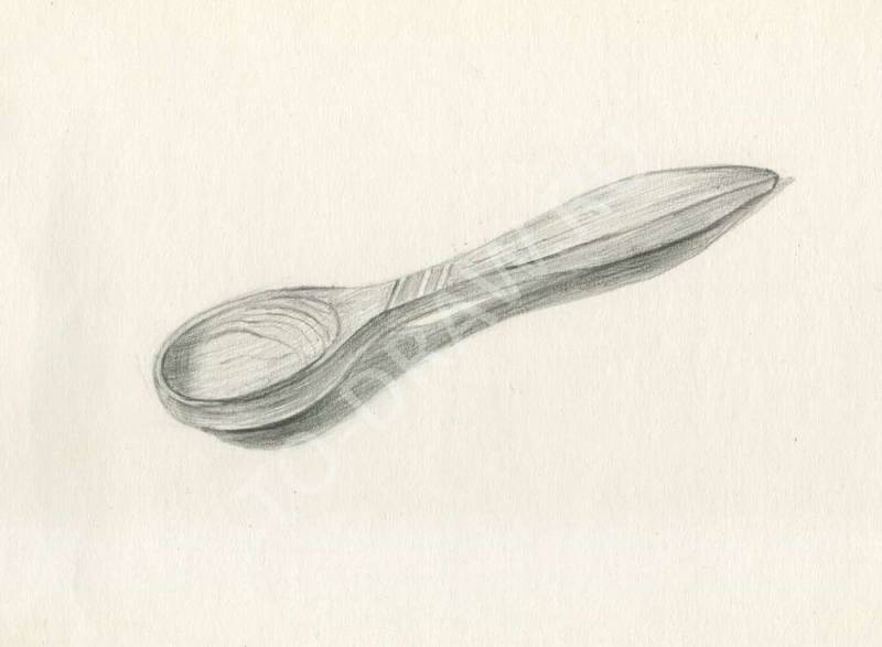 800x587 How To Draw A Wooden Spoon Pencil Stages