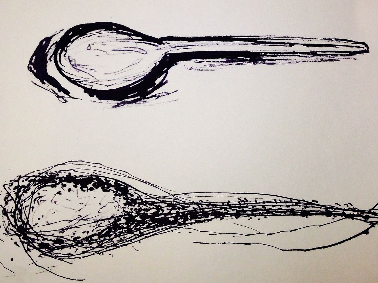 1280x960 Weeke Started With Spoons (Drawing A Found Object) A Minute