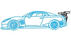 236x132 Nissan Gt R Draw! Nissan Gt, Nissan And Car Drawings