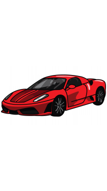215x382 How To Draw Ferrari 360, A Sports Car, Easy Step By Step Drawing