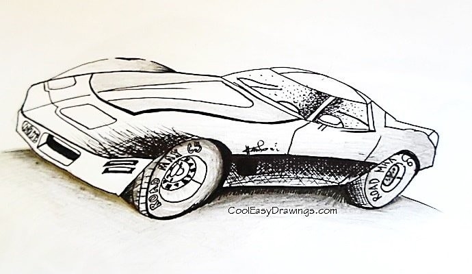 690x400 Sports Car Drawing Design For Kids